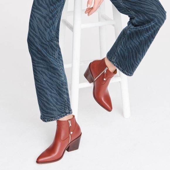 Rag & Bone “Razor” boot [size 36, red leather, euc] - Picture 2 of 14